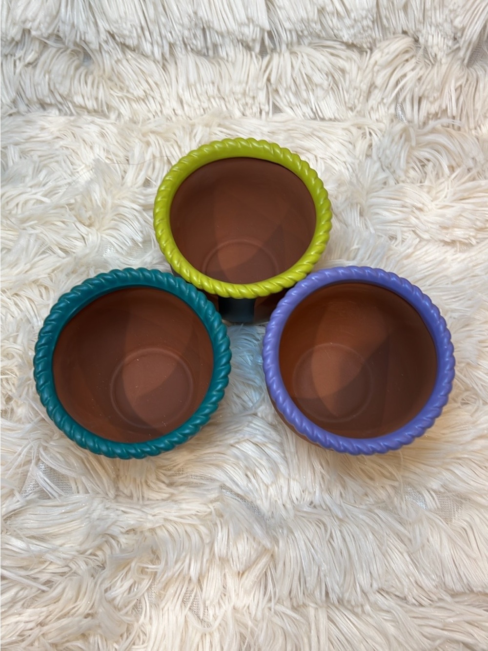 MacKenzie-Childs Persephone Herb Pots with Tray - 3 Pots - Picture 9 of 16